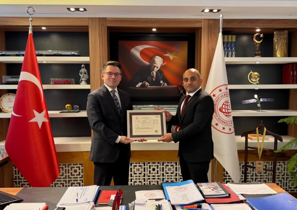 Actotive Rail Trade Demiryolu Sistemleri San. Ve Tic. Limited Şirketinin Demiryolu Yük Tren İşletmecisi (DB2) Yetki Belgesi takdim edildi.